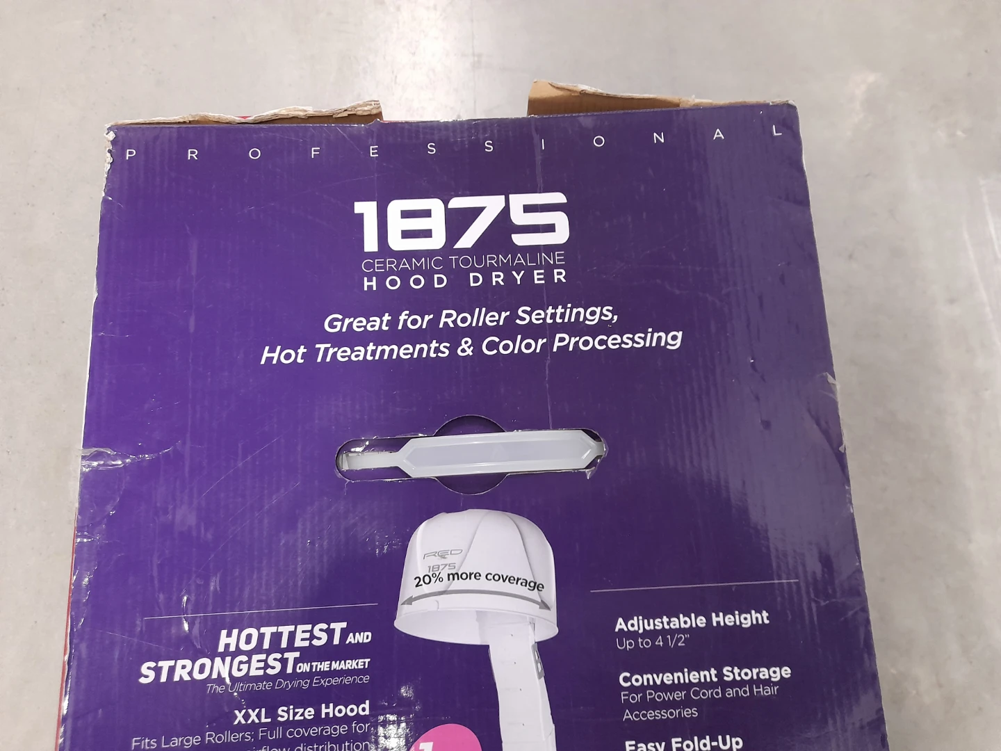 RED by KISS 1875 Ceramic Tourmaline Hood Dryer - photo 3