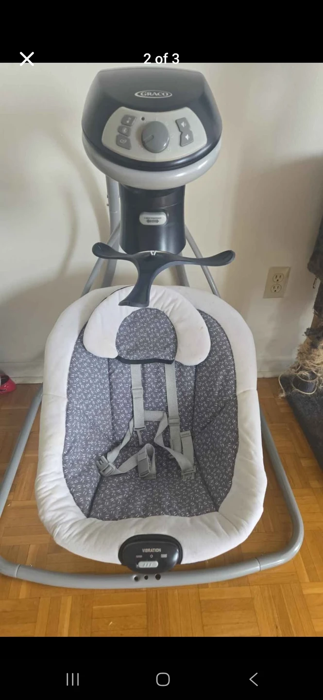 Graco Simple Sway LX Baby Swing with Multi-Direction Lounger - photo 2
