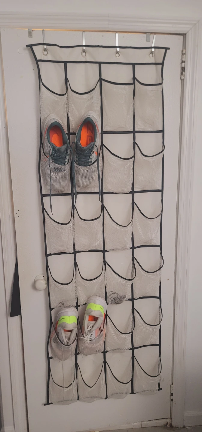 Over-the-Door 24 Pocket Shoe Organizer
