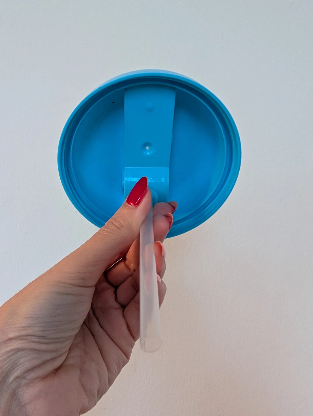 Blue Tumbler Lid with Straw 🥕 - photo 4
