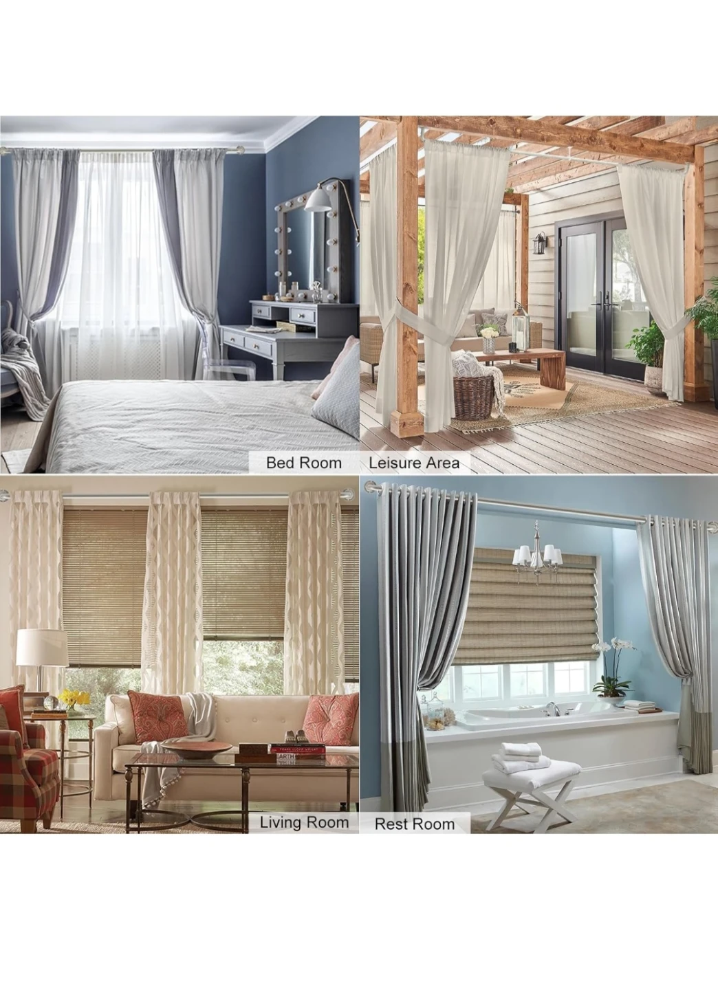 Adjustable Curtain Rod Set - photo 2