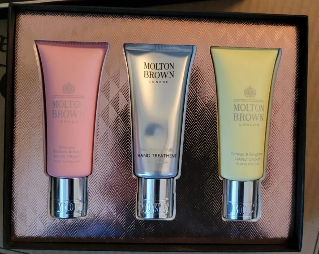 New Boxed Molton Brown Hand Cream Trio