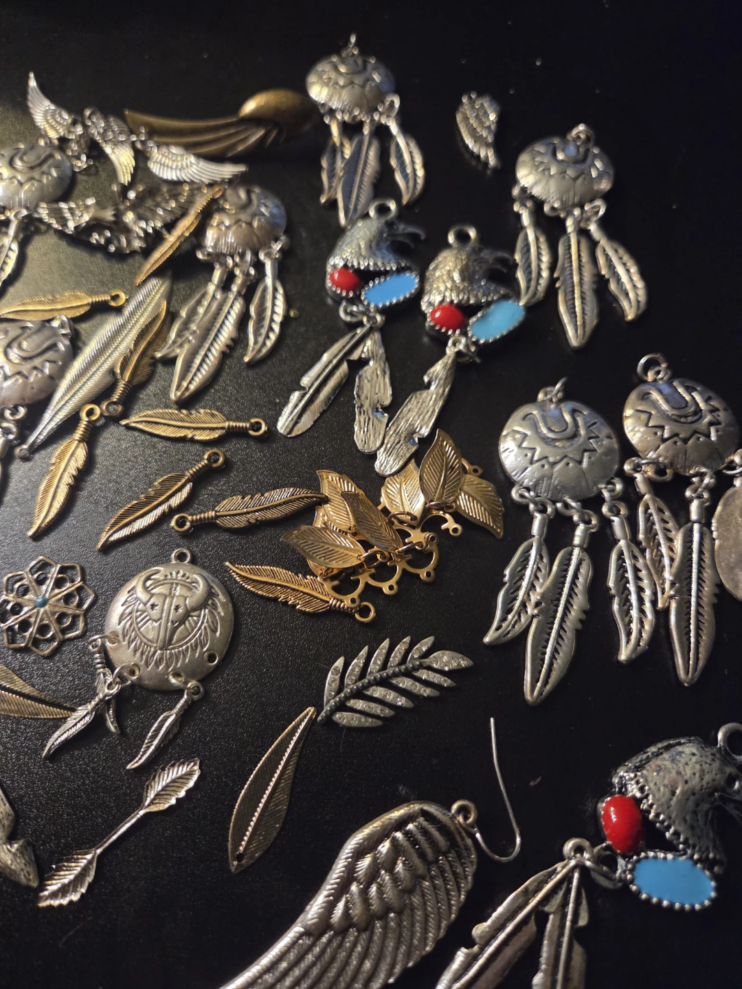 Assorted Dreamcatcher & Feather Charms - photo 2