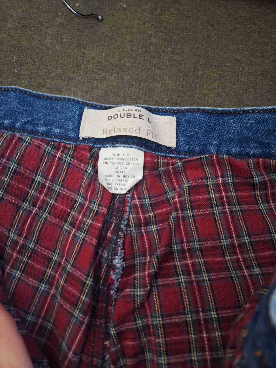 L.L.Bean Flannel Lined Jeans Women's - photo 2