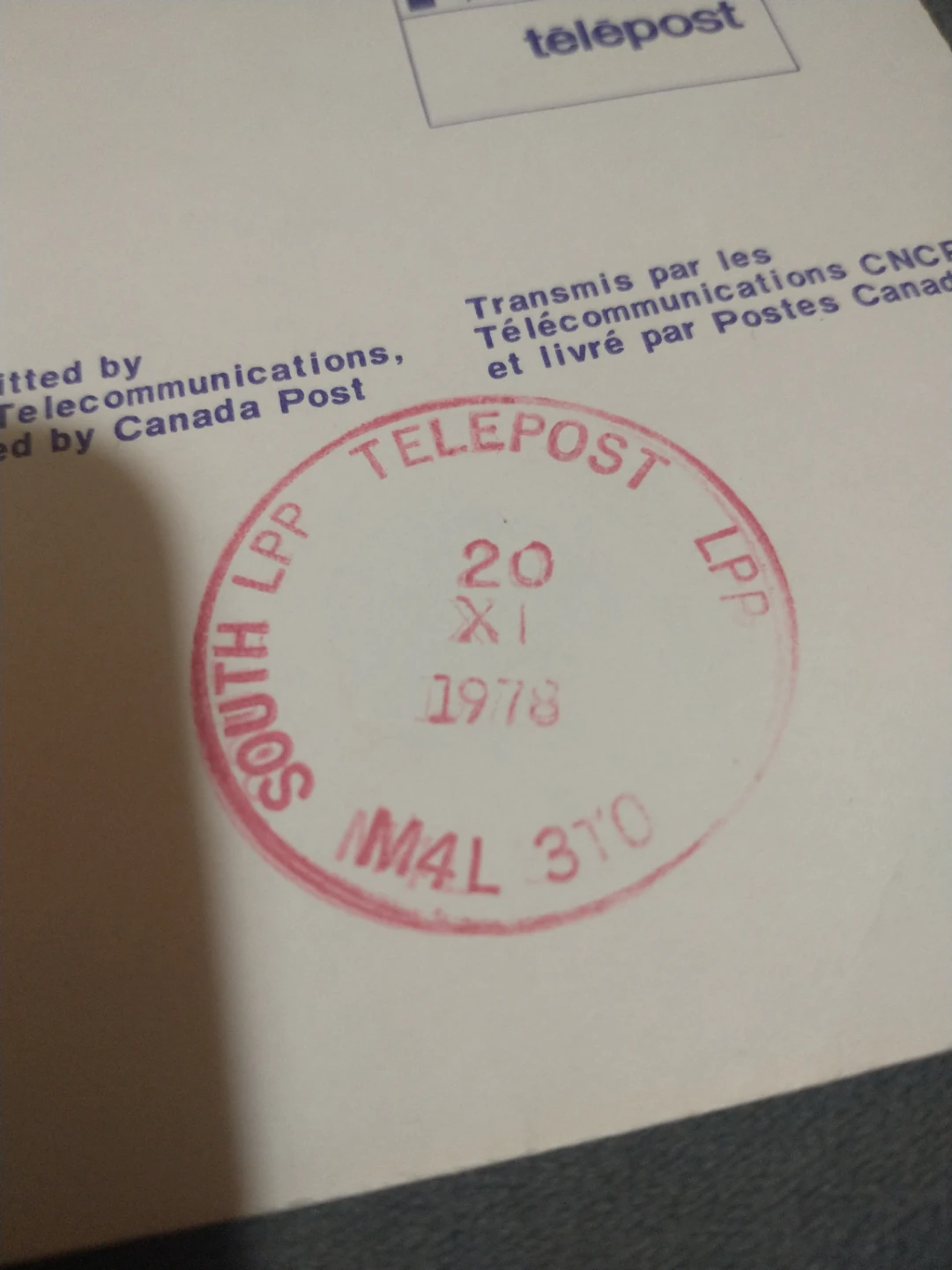 Telepost Envelope 1978 - photo 2