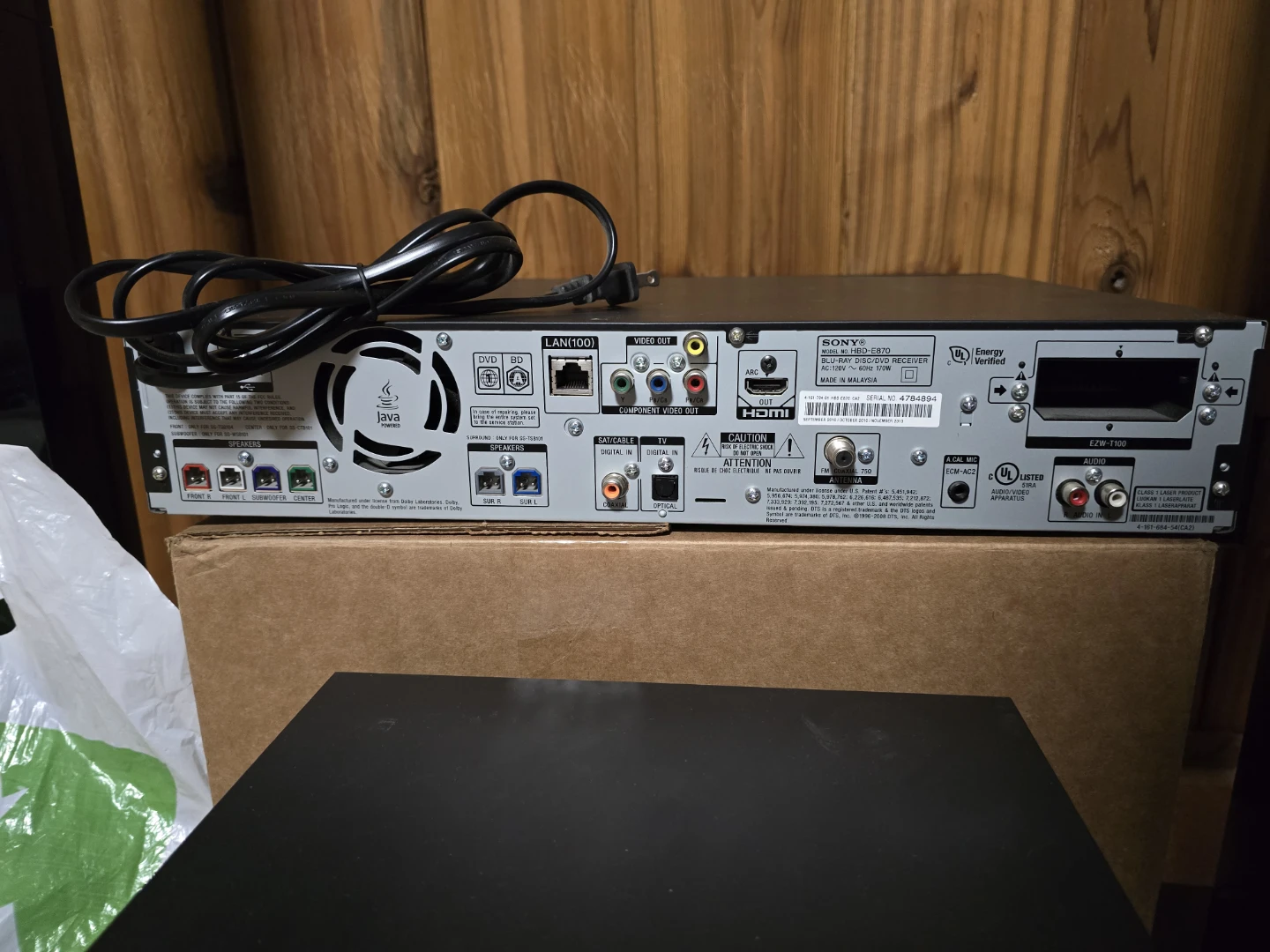 Sony Blu-ray home theater system - photo 4