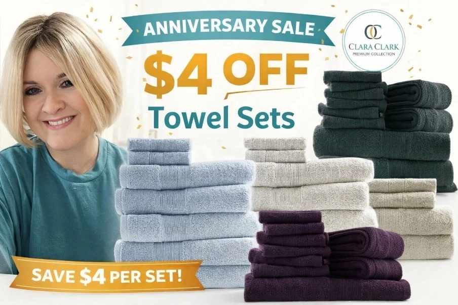 Clara Clark Premium Collection Towel Sets