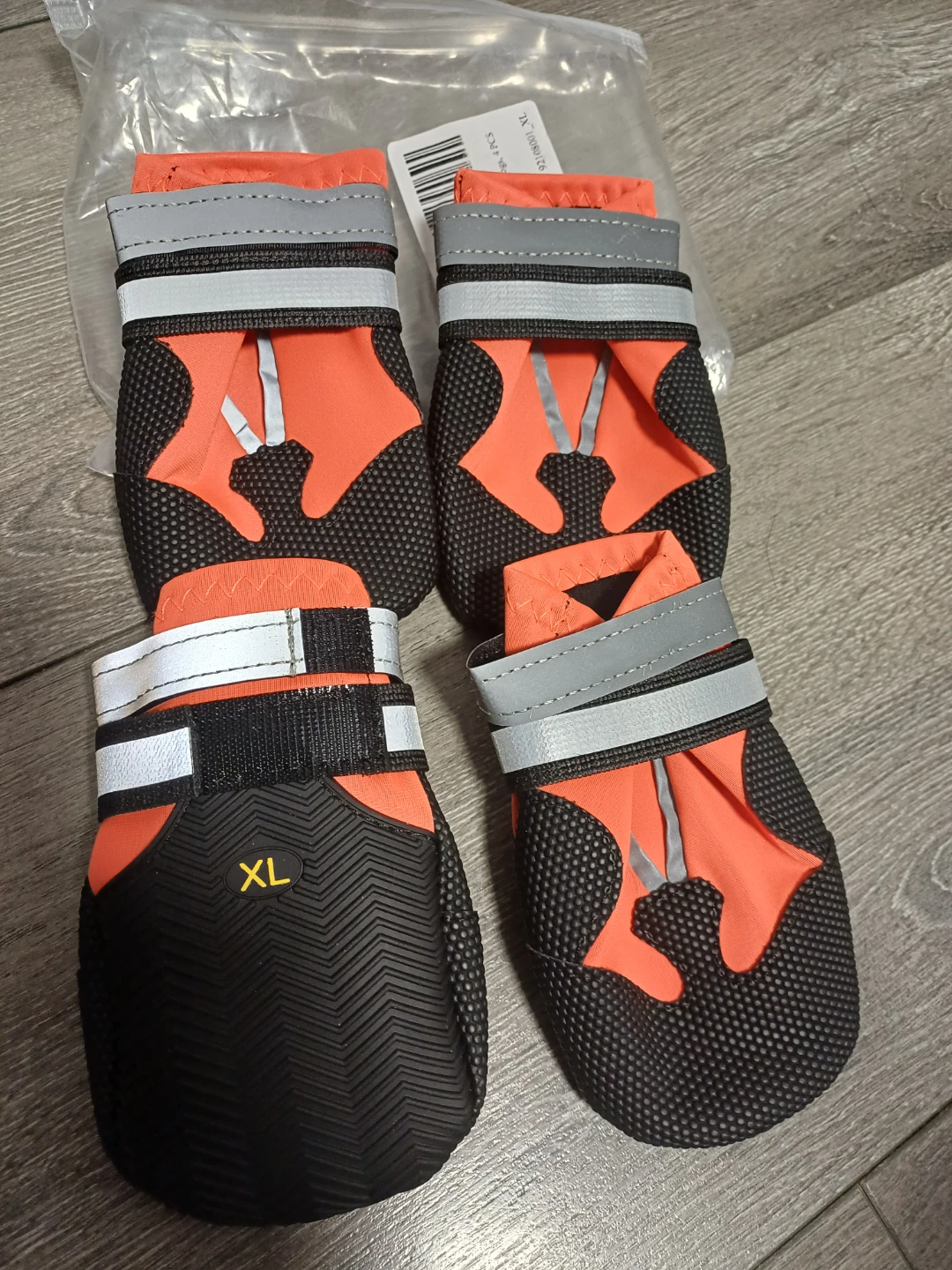 Set of 4 Dog Boots Size XL