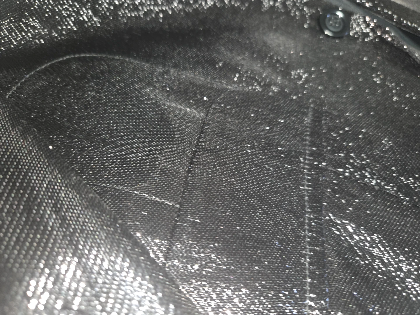 VINTAGE ALMOST NEW Club Monaco Black Metallic Blazer Size 6 - photo 2