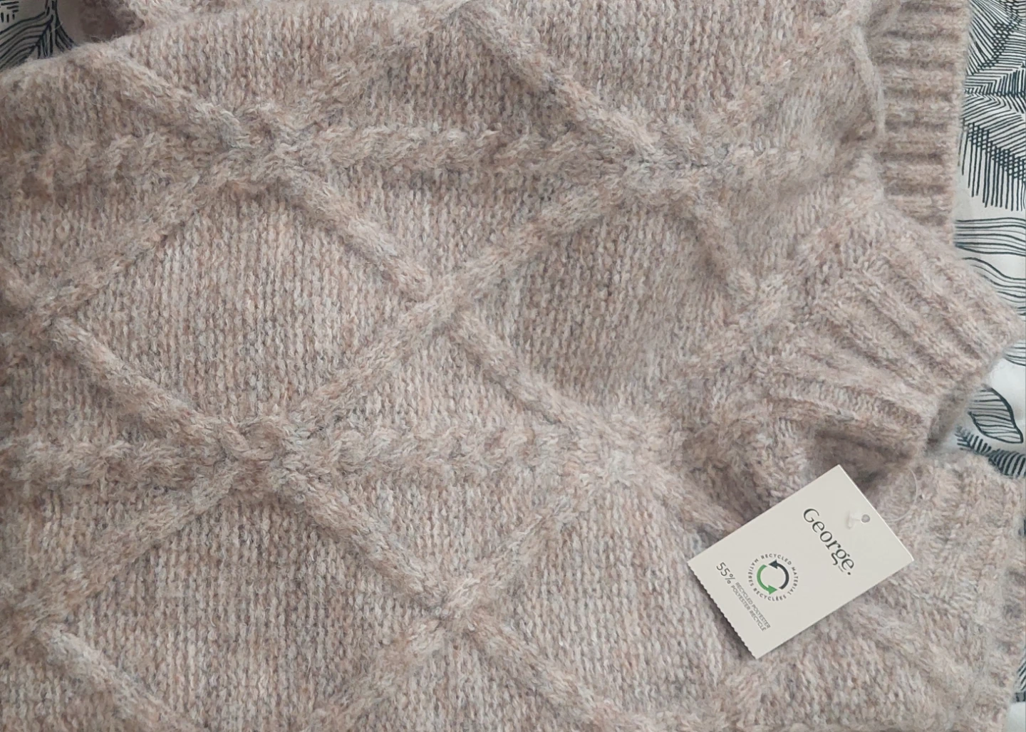 George Women's Cable Knit Sweater - photo 4
