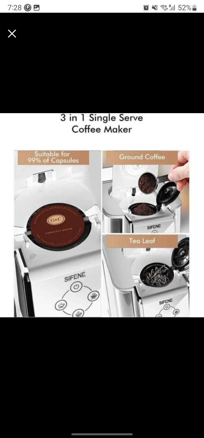 Sifene 3-in-1 Coffee Maker - photo 3