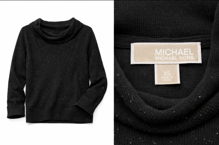 Pull MICHAEL KORS noir (XS) élégant 🏆