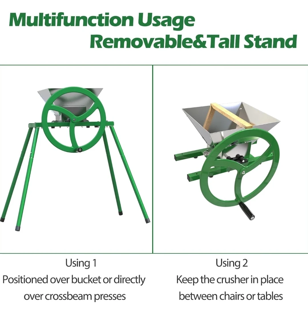 7L Stainless Steel Manual Fruit Crusher - photo 4