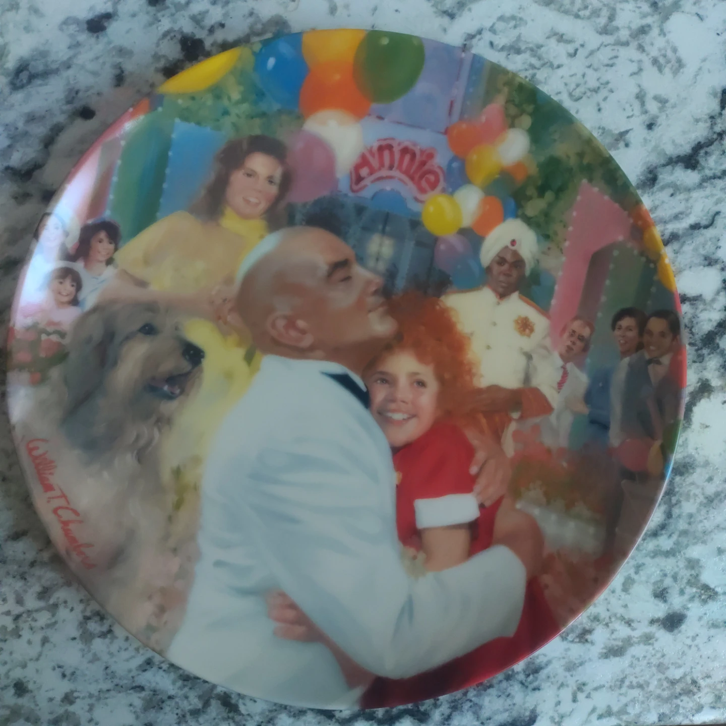 Annie, Grace & Daddy Warbucks Collectible Decorative Plate - photo 3