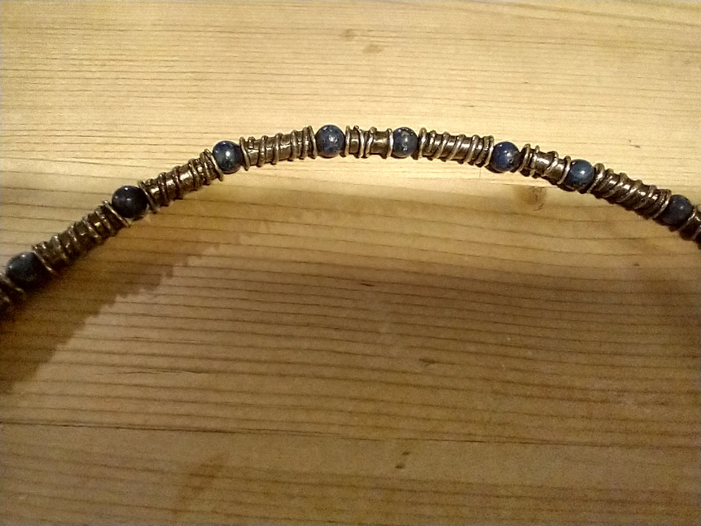Lapis and silver bracelet - photo 2