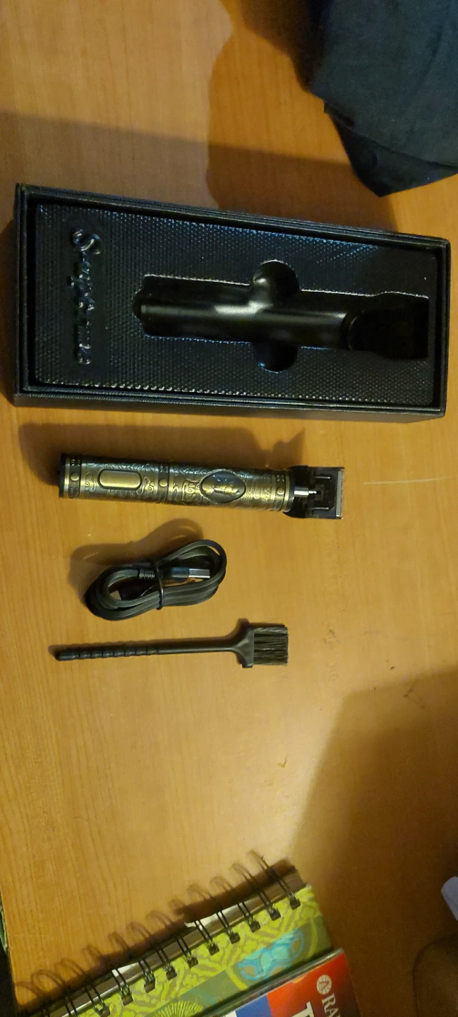 Engraved Cordless Hair Clipper with Charging Cable