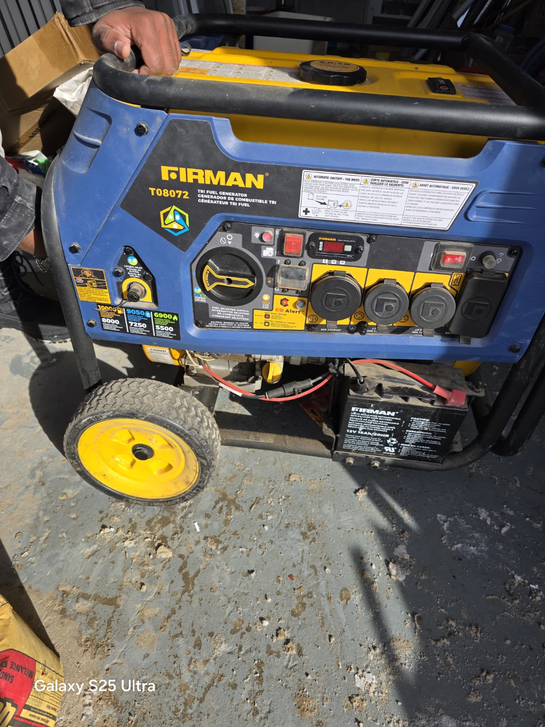 Firman T08072 Tri Fuel Generator - photo 3