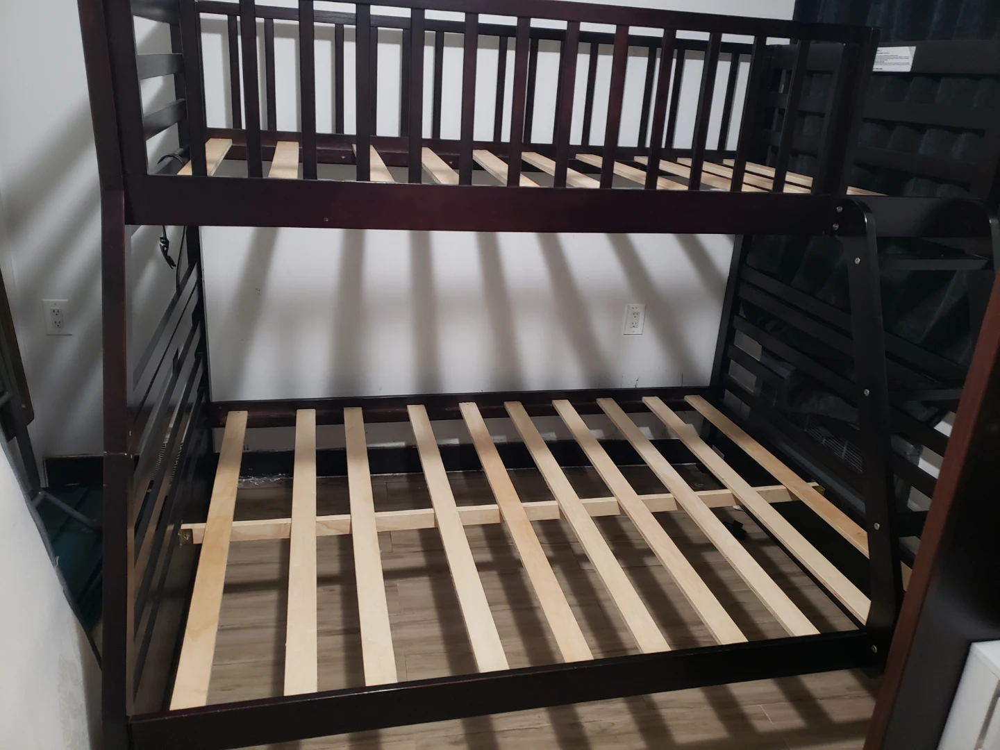 Dark Brown Wooden Bunk Bed - photo 3