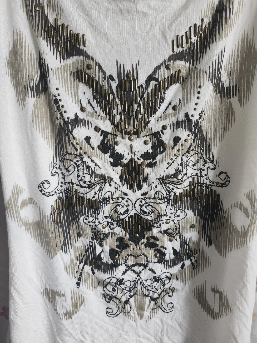 Grunge y2k white tank top - photo 3