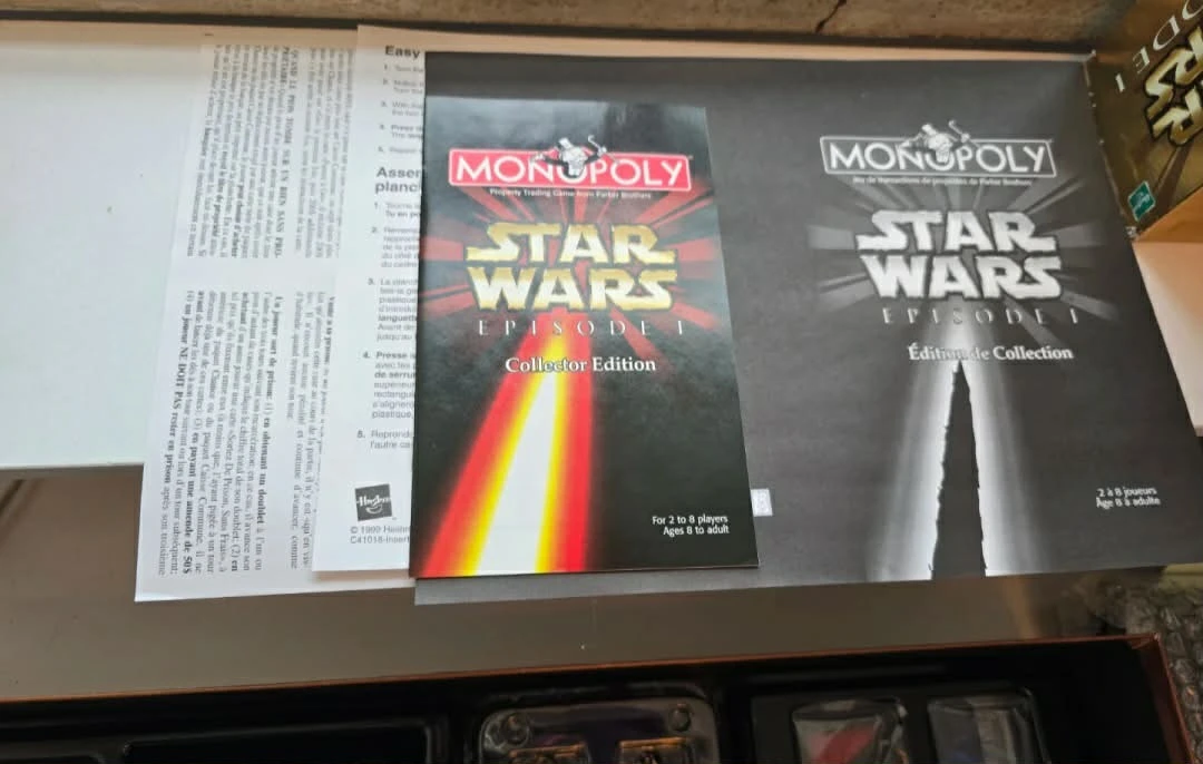 Monopoly Star Wars Episode 1 Collector Edition Board Game - photo 2