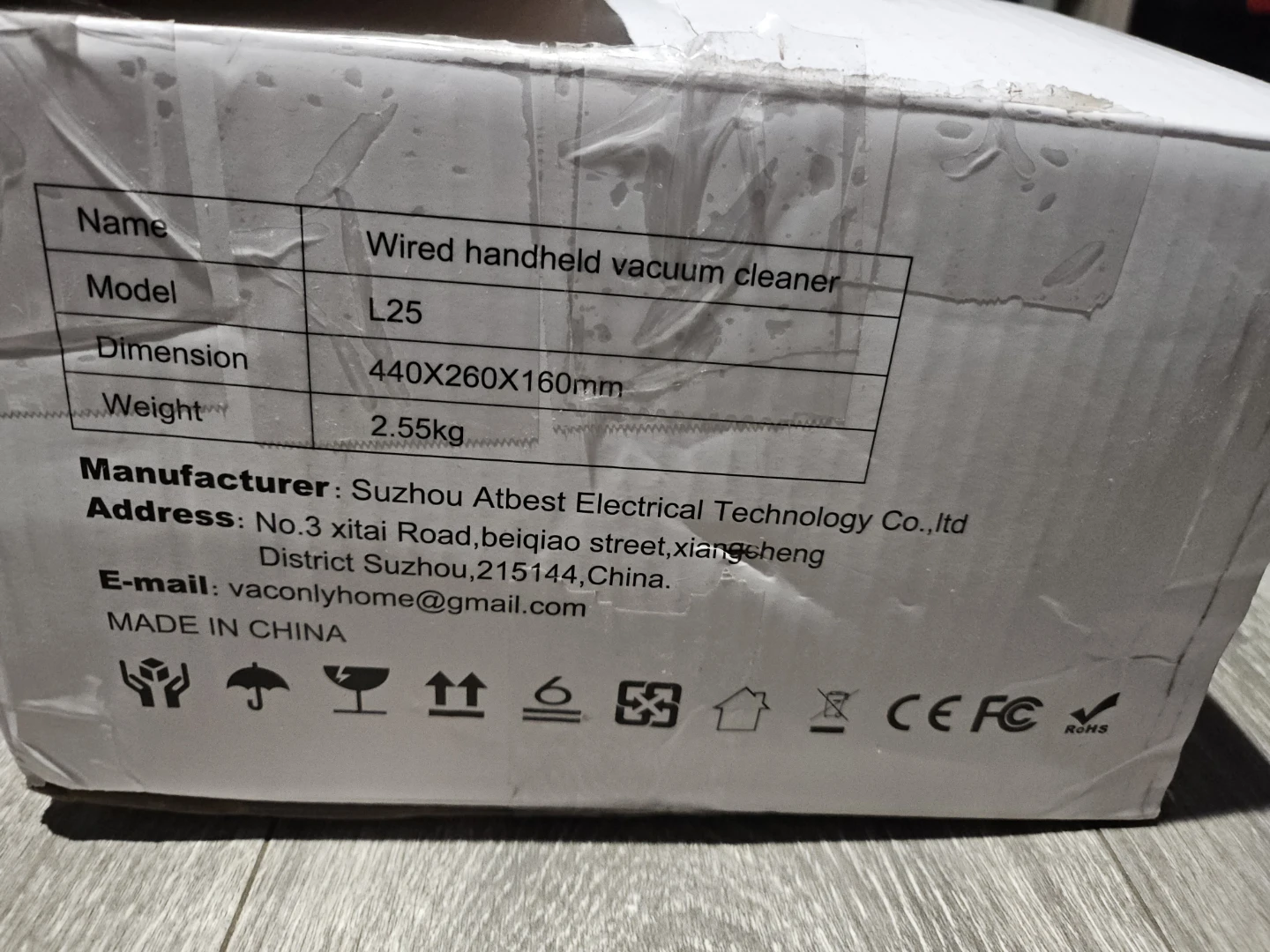 Wired Handheld Vacuum Cleaner L25 - photo 2