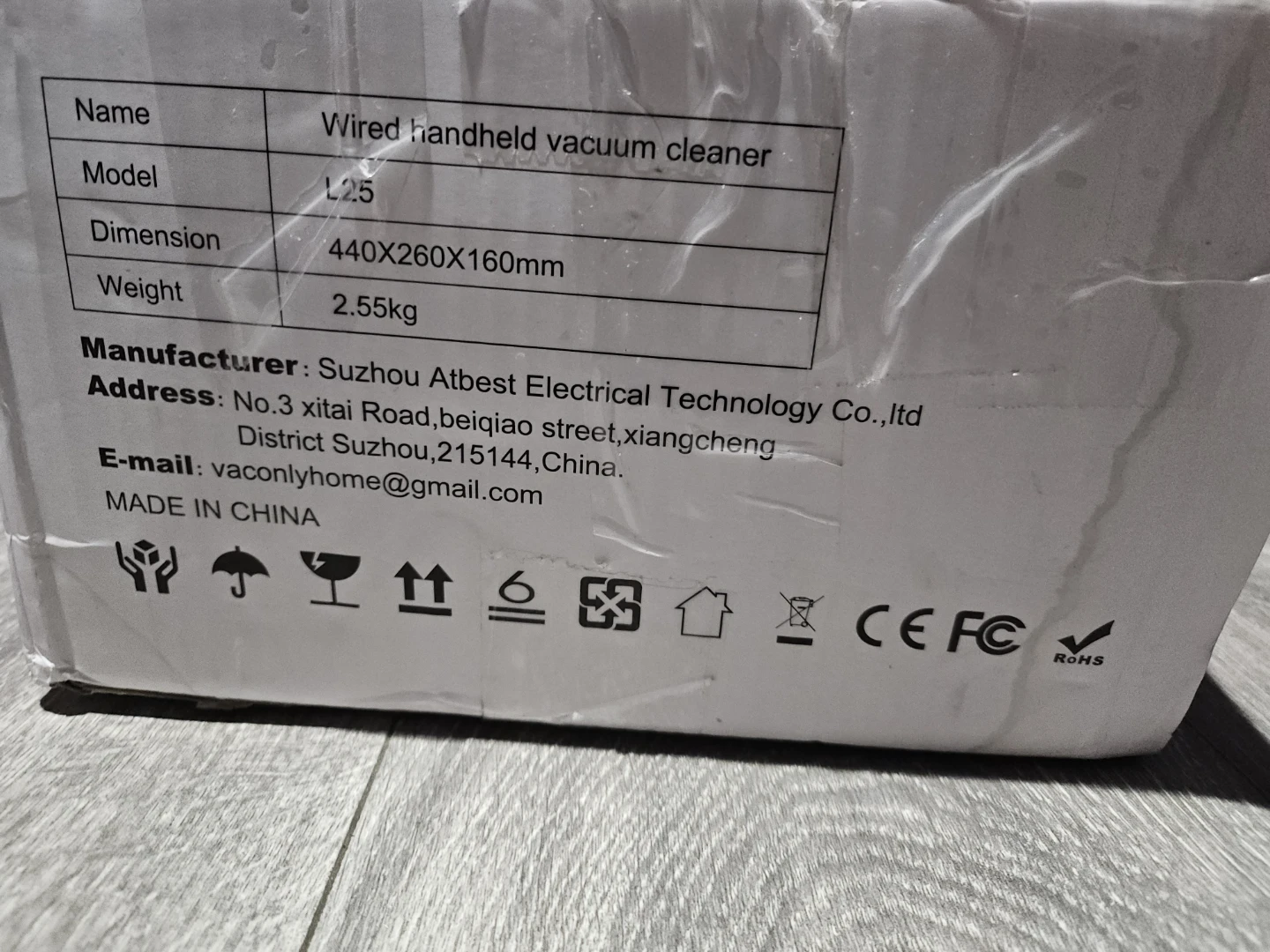 Wired Handheld Vacuum Cleaner L25 - photo 3
