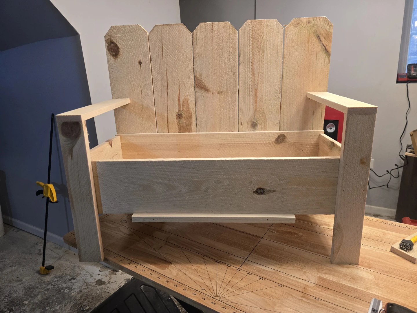 Wooden Planter Bench - photo 2
