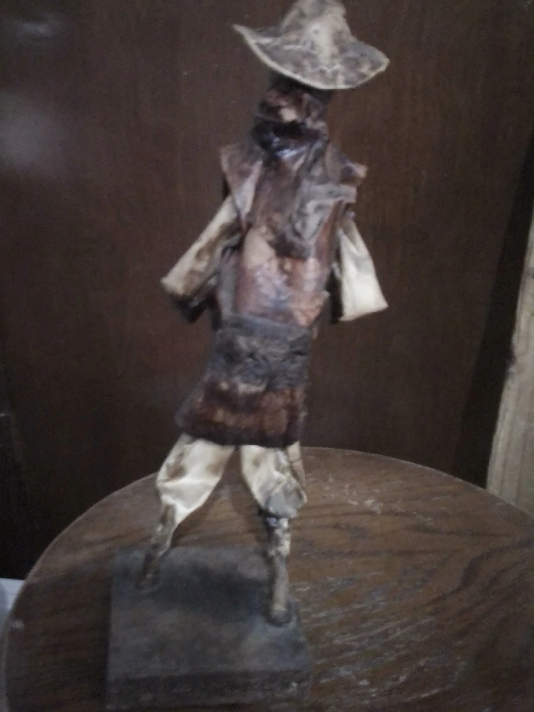 Handmade Folk Art Figure with Basket - photo 4