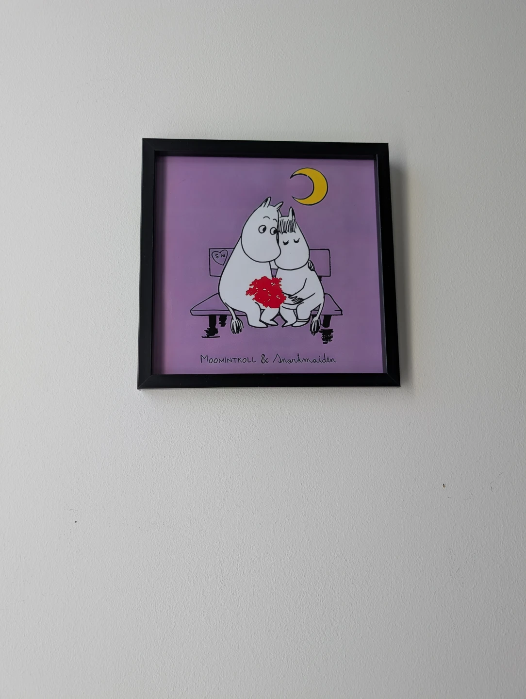 Framed Moomintroll & Snorkmaiden Art Print