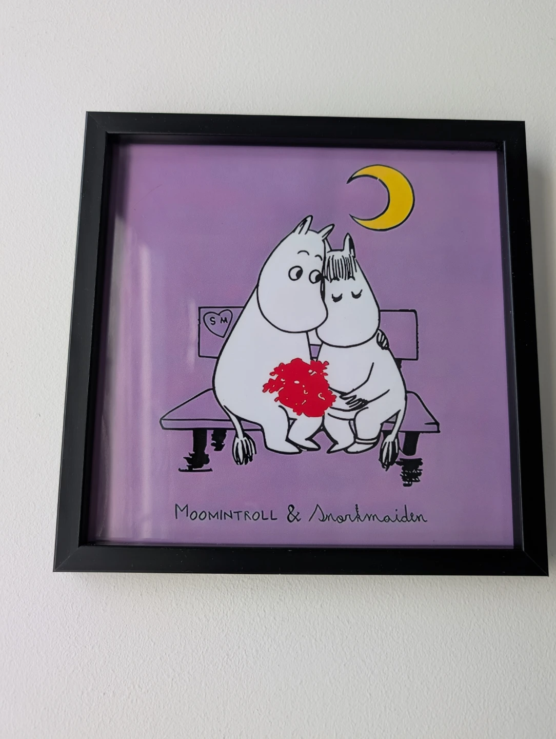 Framed Moomintroll & Snorkmaiden Art Print - photo 5