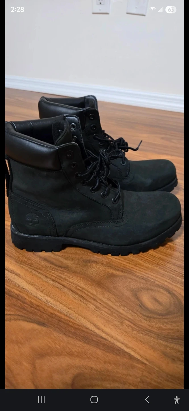 Timberland Men's 6-Inch Premium Waterproof Boots Black US 8.5