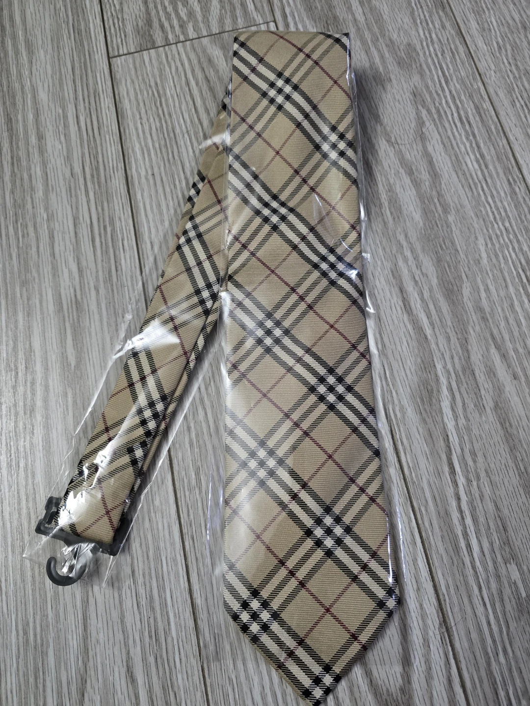 Burberry London 100% Silk Tie - Classic Check - photo 4