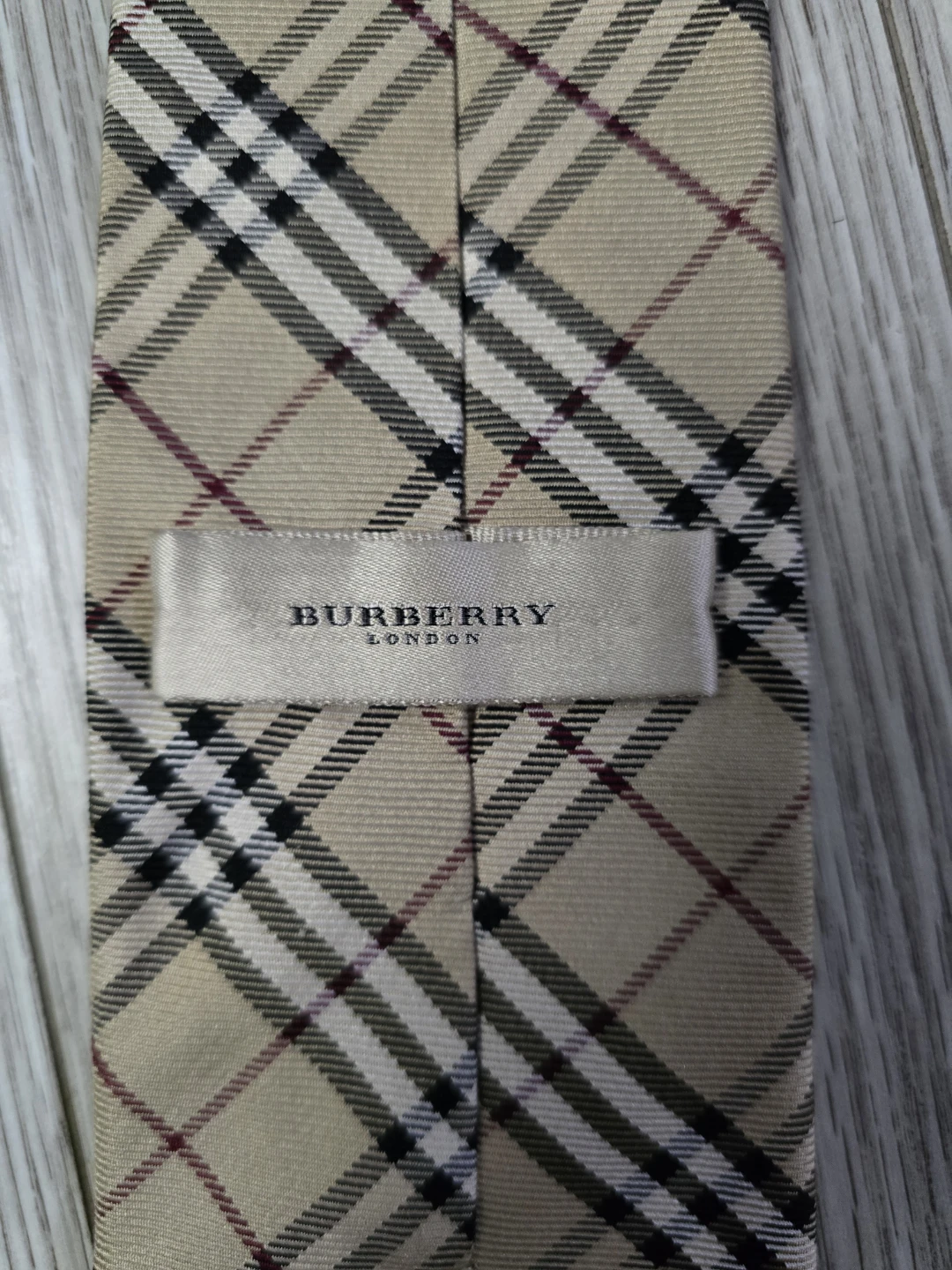 Burberry London 100% Silk Tie - Classic Check - photo 5