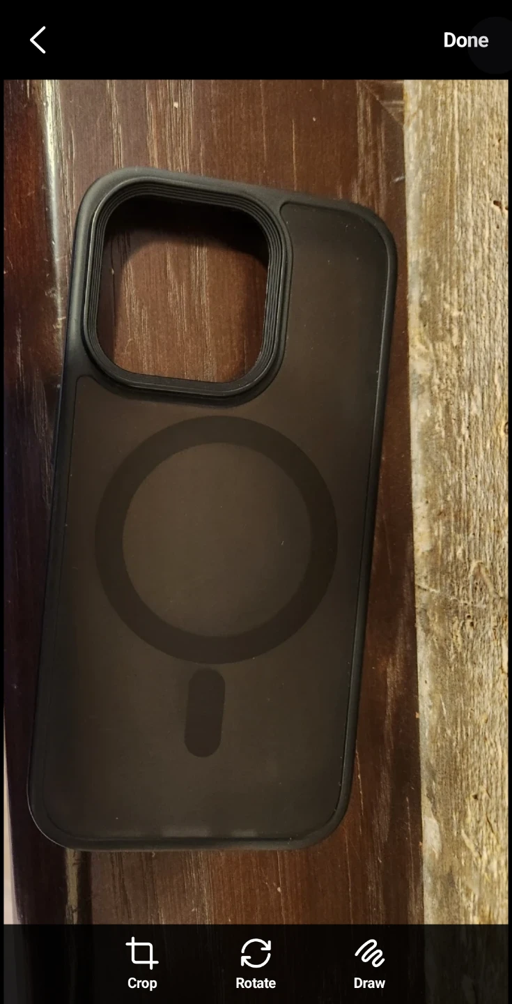 Black iPhone Case with MagSafe