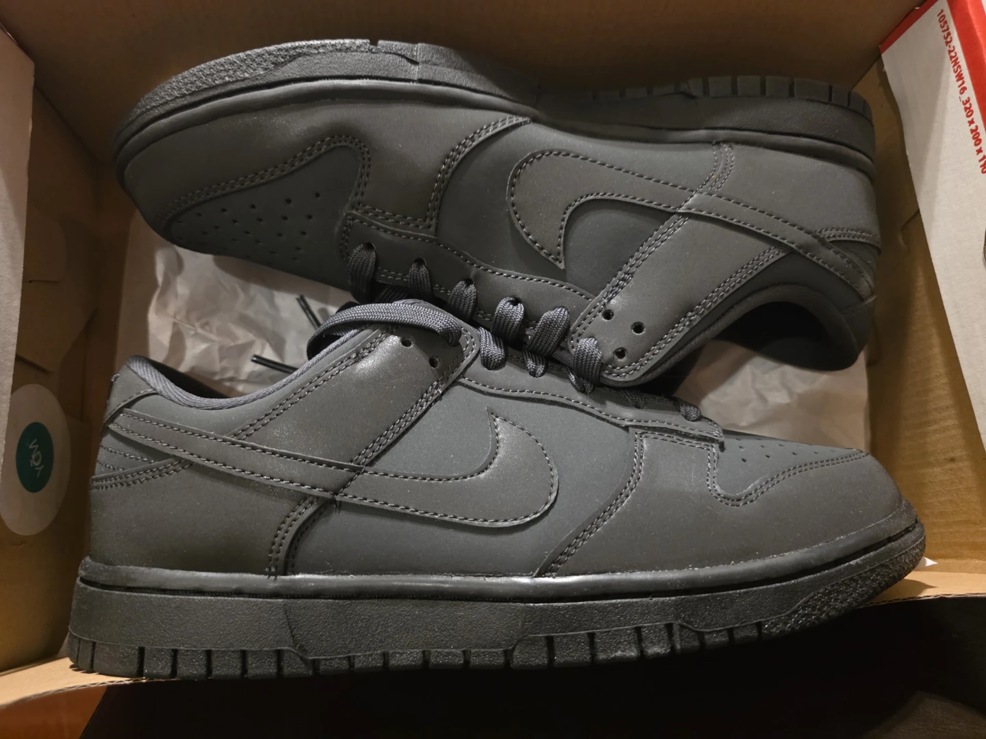 Nike Dunk Low Women's Size 9 Anthracite/Black - photo 3