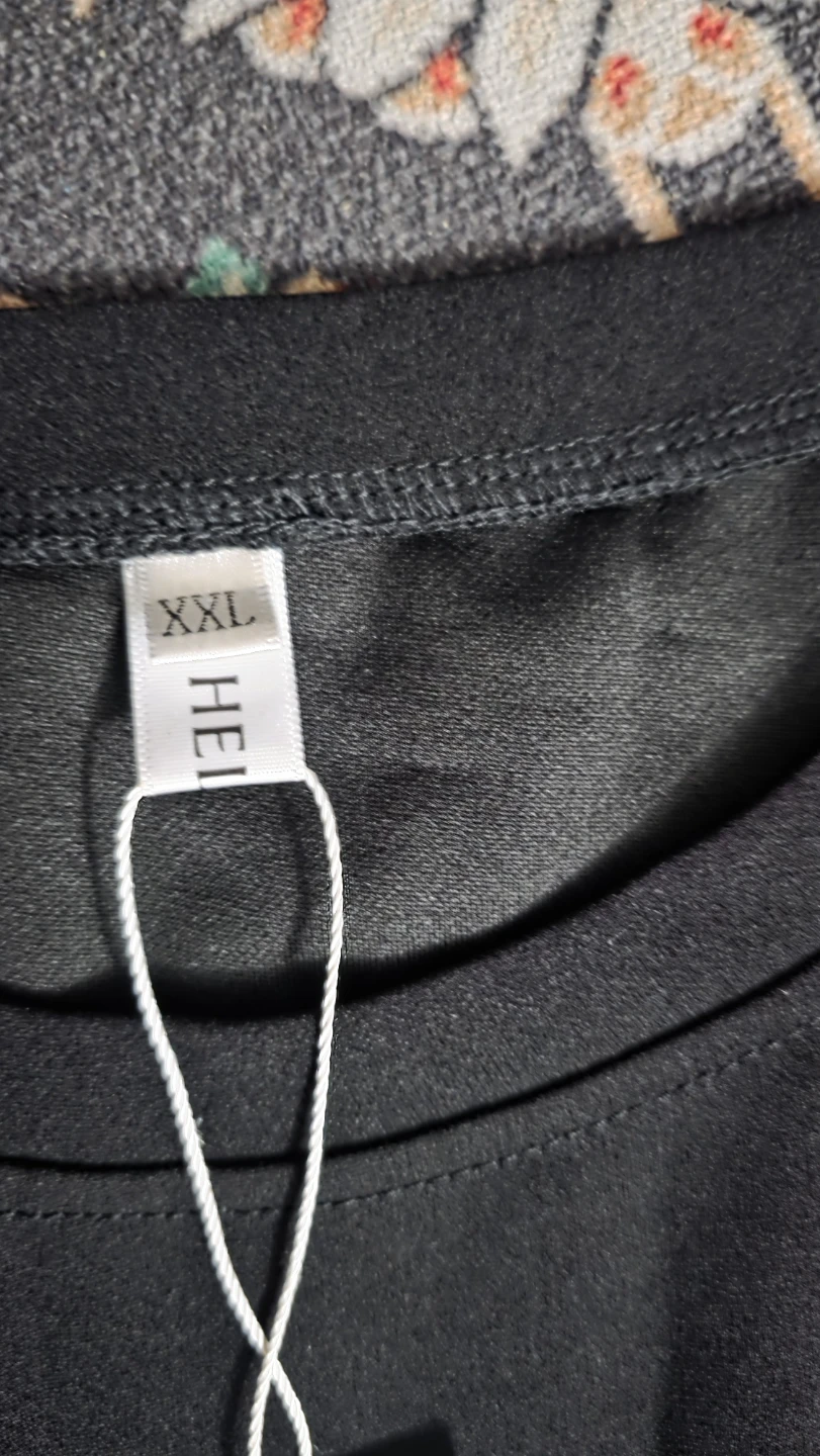 HELYO Black T-Shirt Dress XXL - photo 2