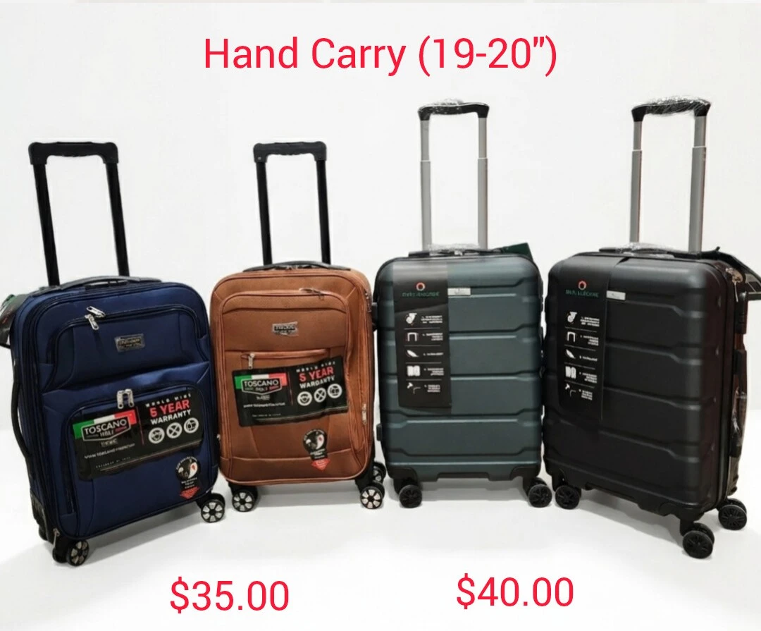 New Hand Carry On Luggage Cabin Size Baggage 19-20 inches