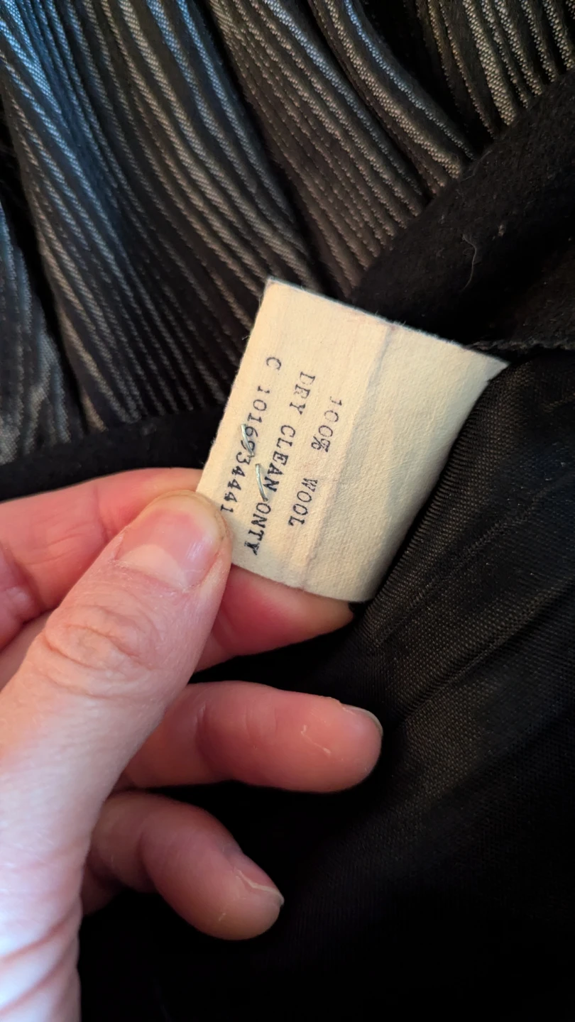 Vintage wool skirt size 6 - made in Canada - photo 4