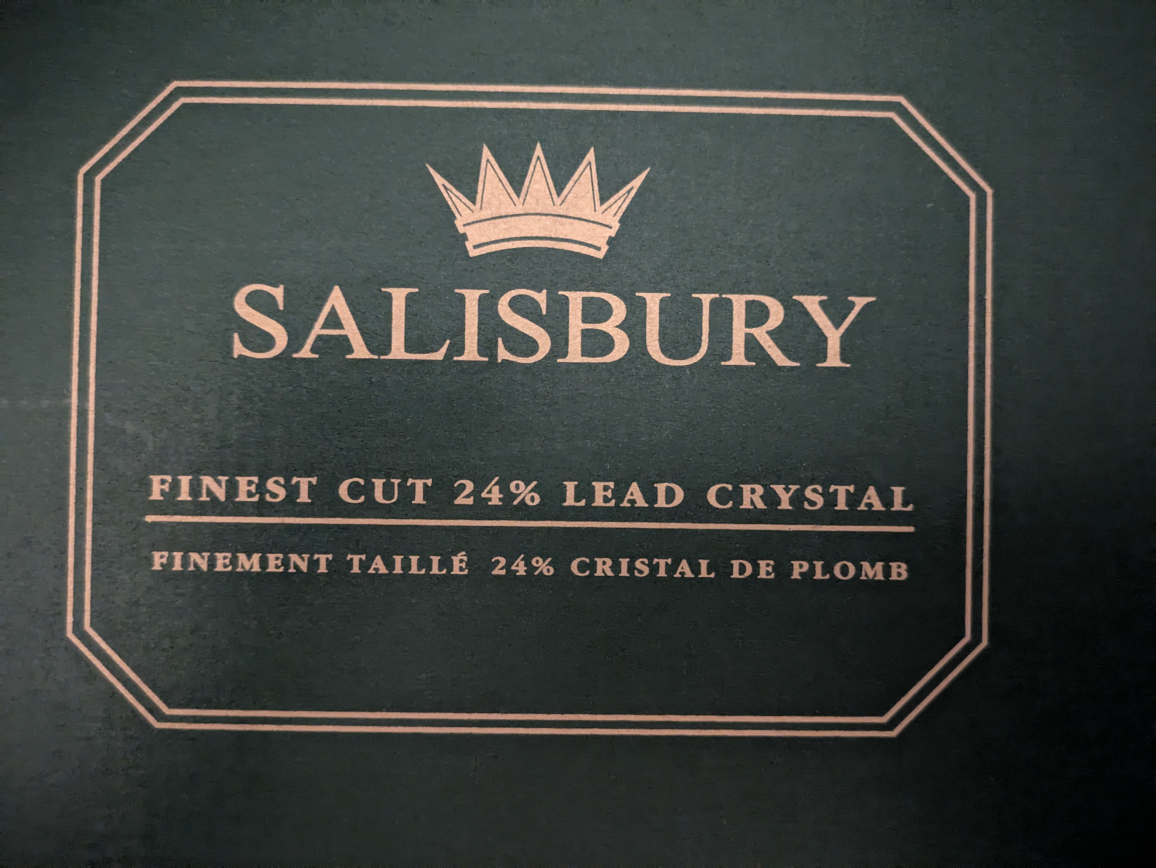 🏆 BRAND NEW Salisbury Finest Cut 24% Lead Crystal