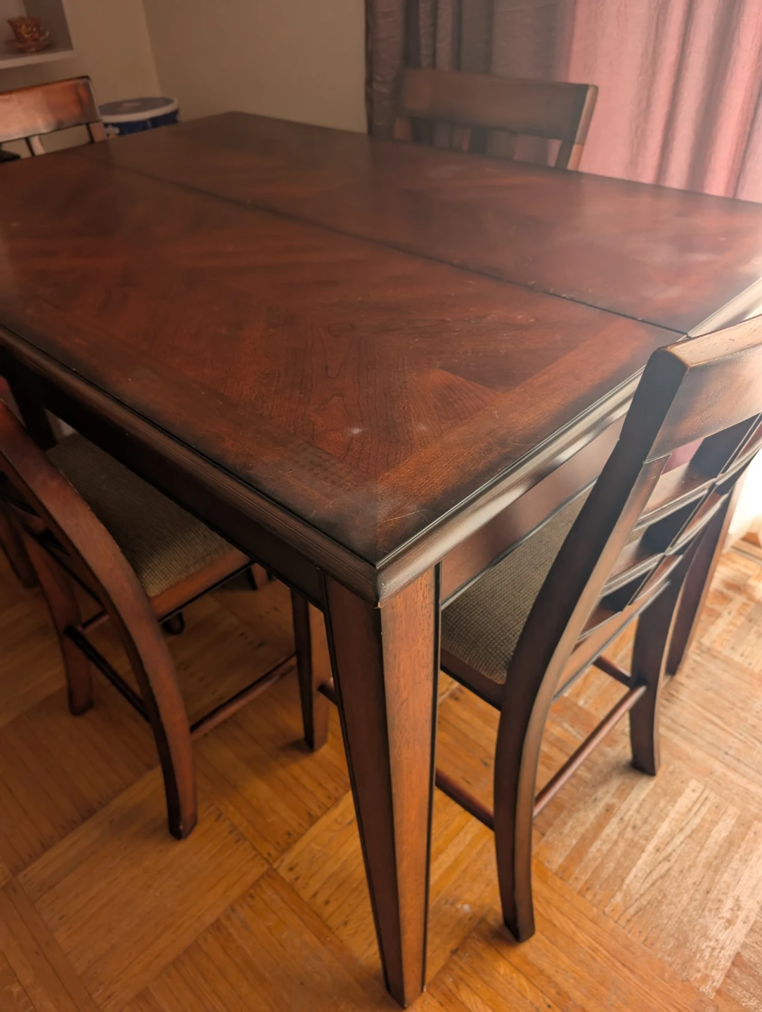 Free Wooden Dining Table + 6 chairs - photo 2