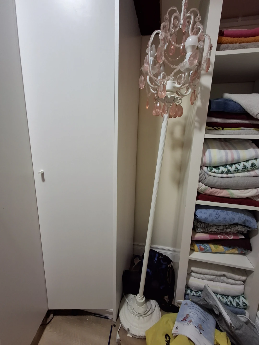 Pink Chandelier Style Floor Lamp - photo 2