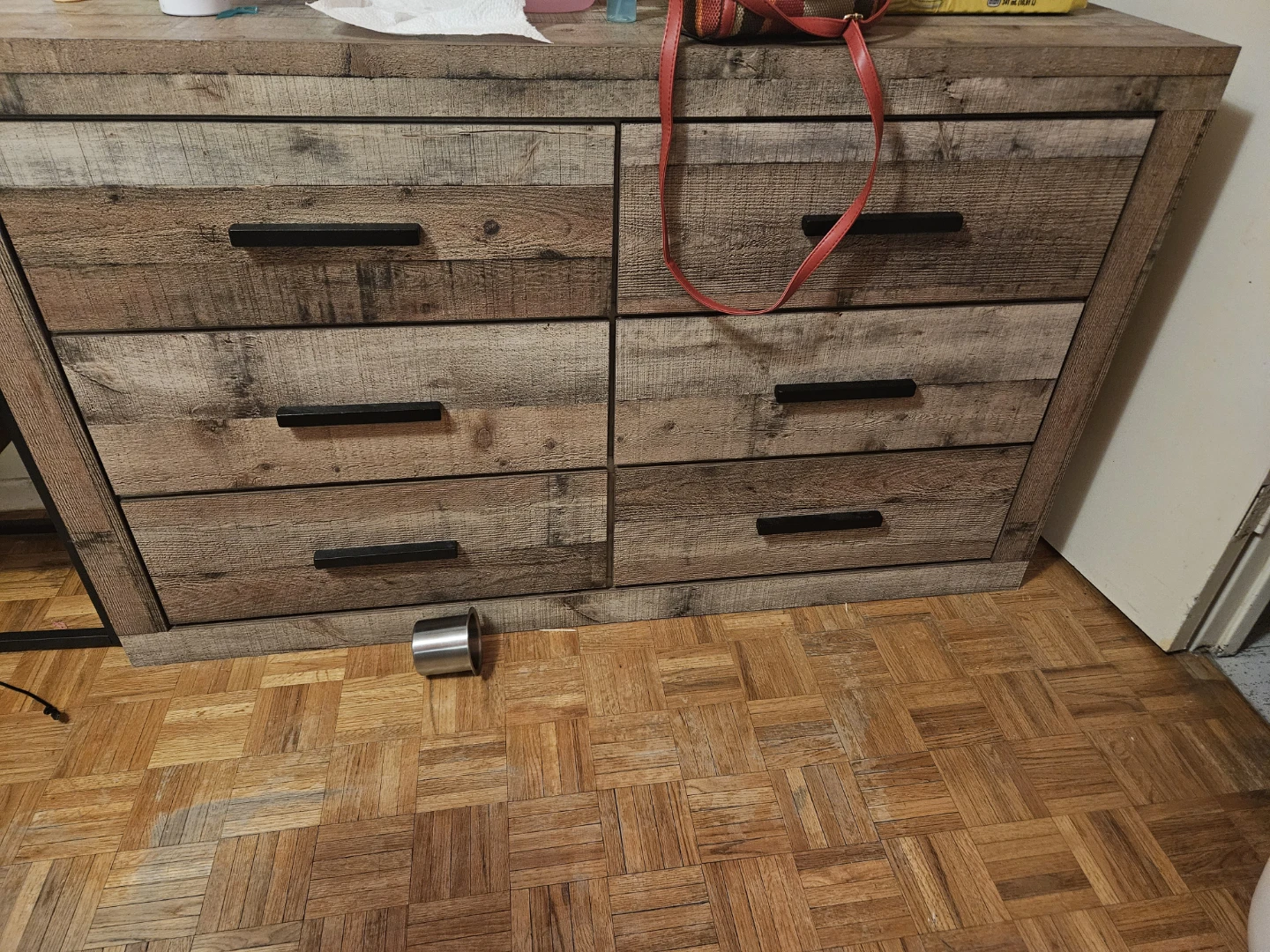 Rustic Dresser with Mirror