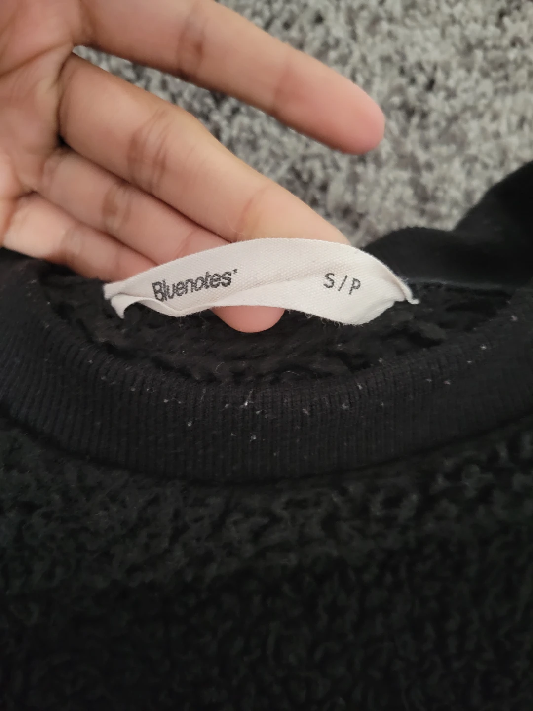 Bluenotes Black Penguin Sherpa Sweater - photo 2