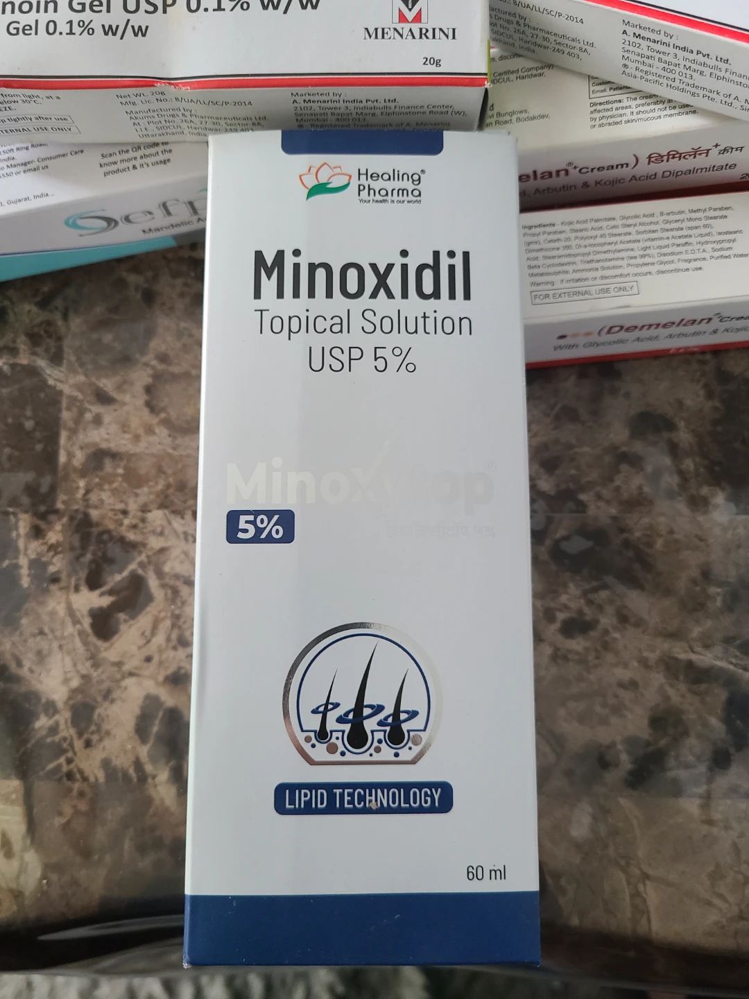 Healing Pharma Minoxidil Topical Solution USP 5% 60ml - photo 2