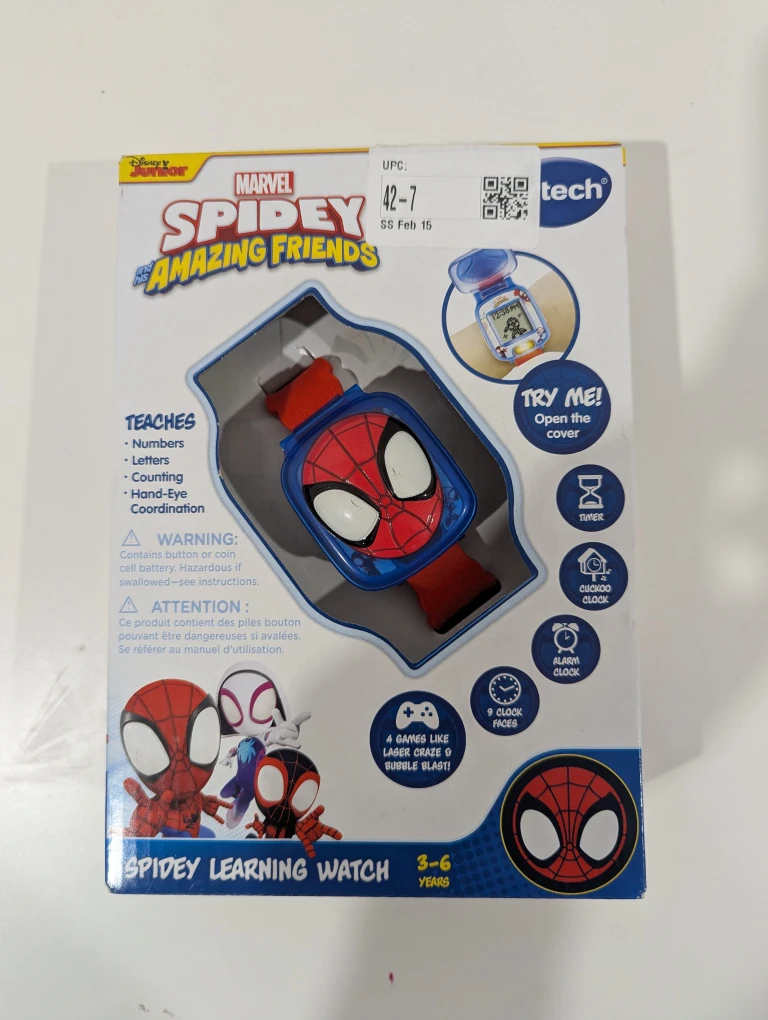 VTech Spidey and His Amazing Friends Learning Watch