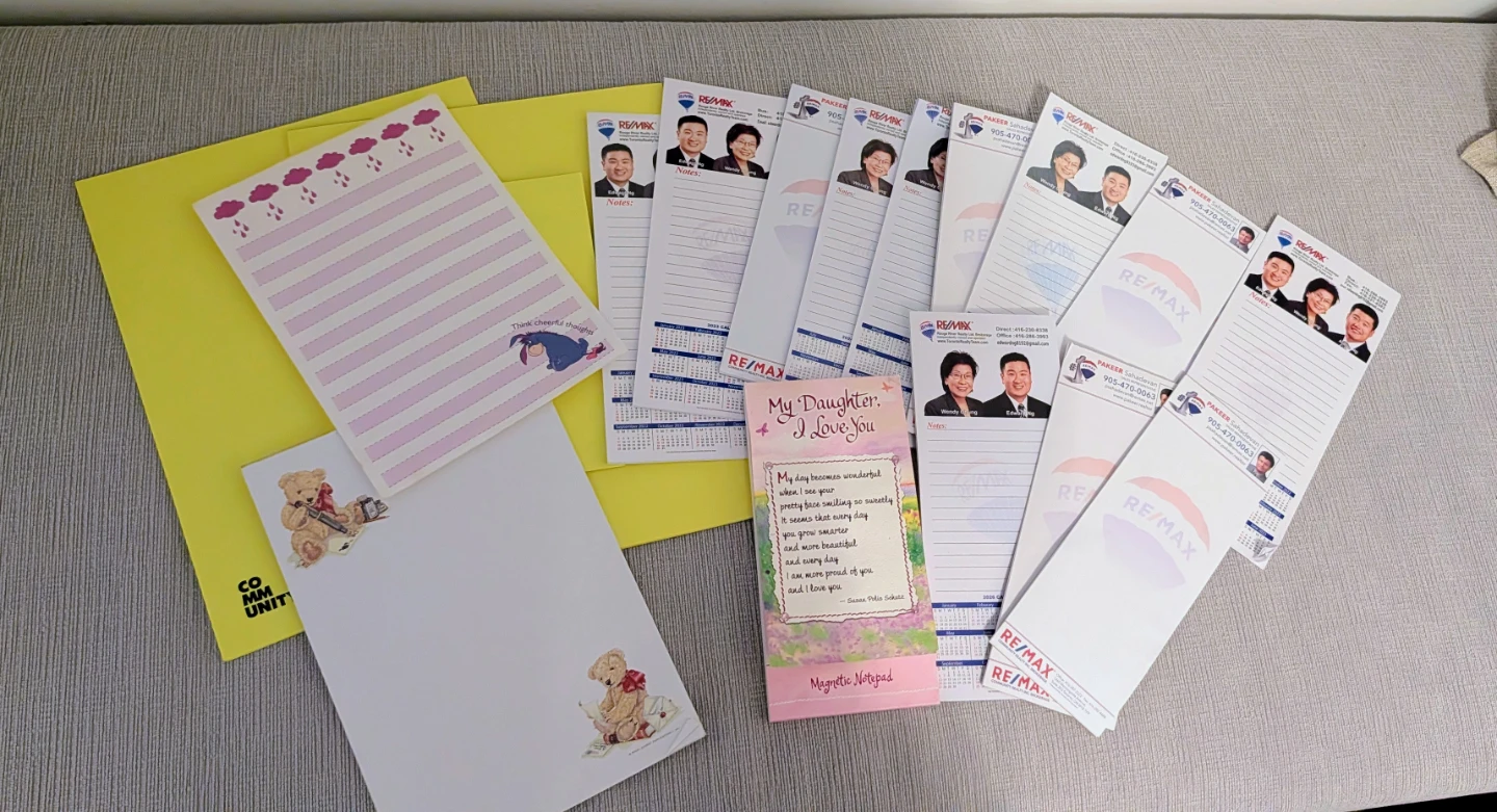 Notepads and Magnetic Notepad Lot