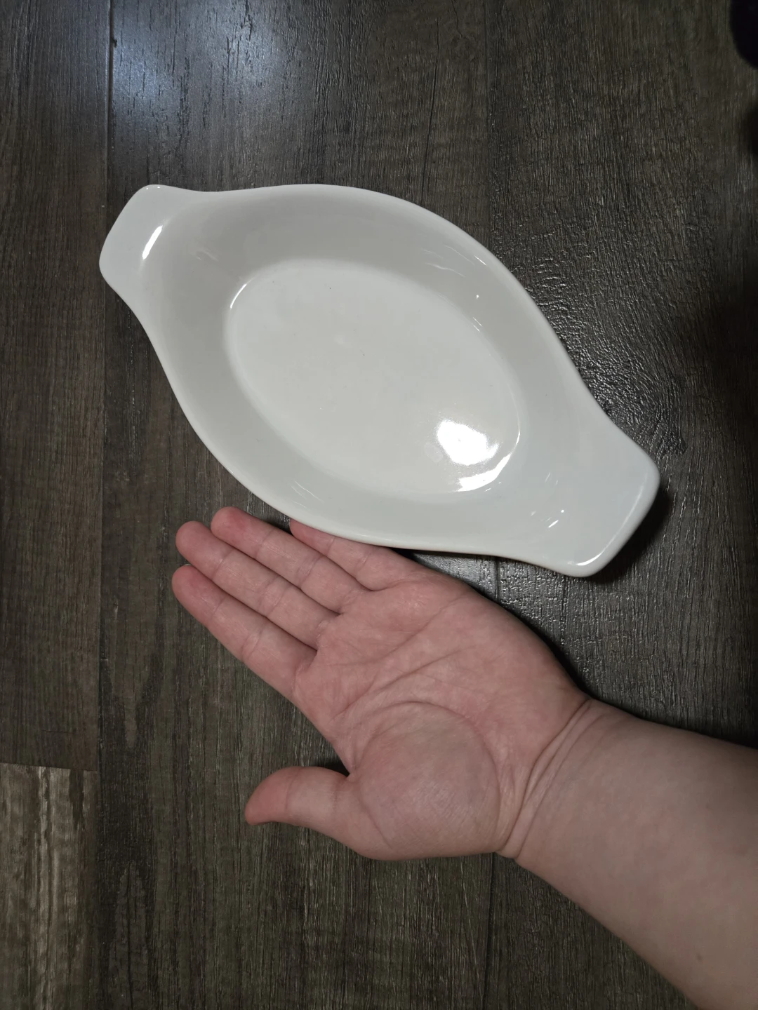 White Ceramic Oval Baking Dish - photo 2