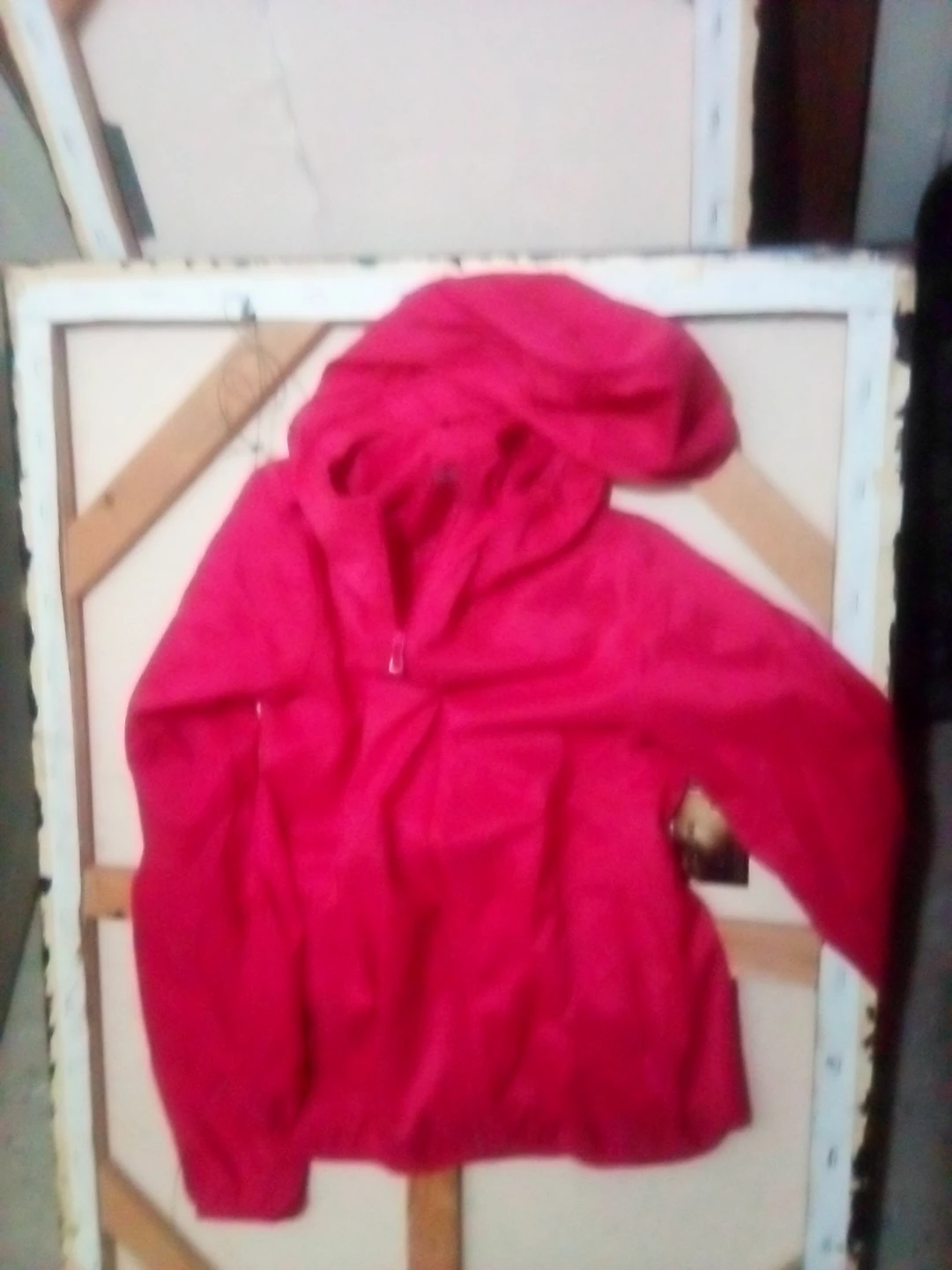 Uniqlo Red Hooded Pullover Jacket XS - photo 2