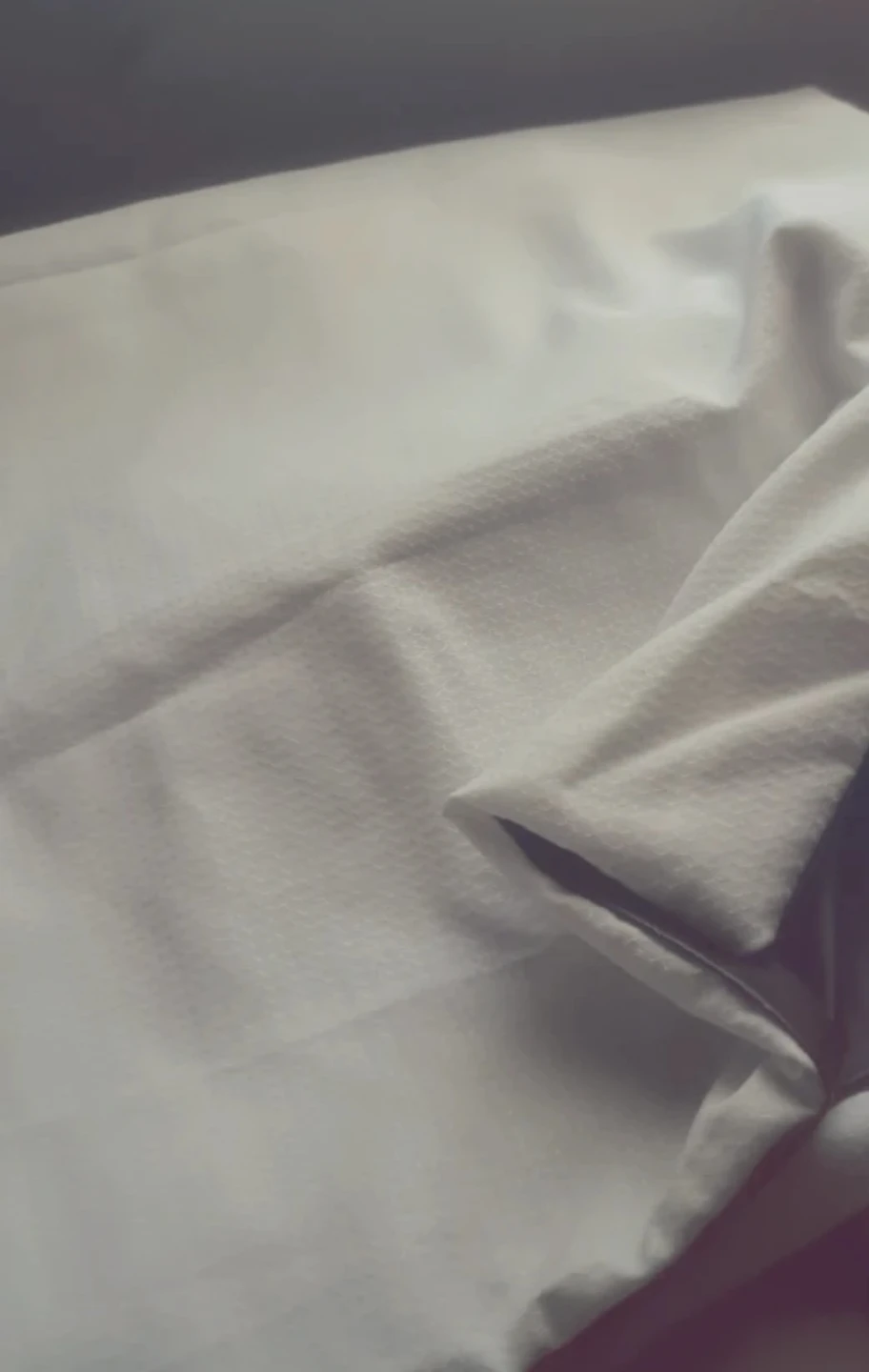 2 White curtains