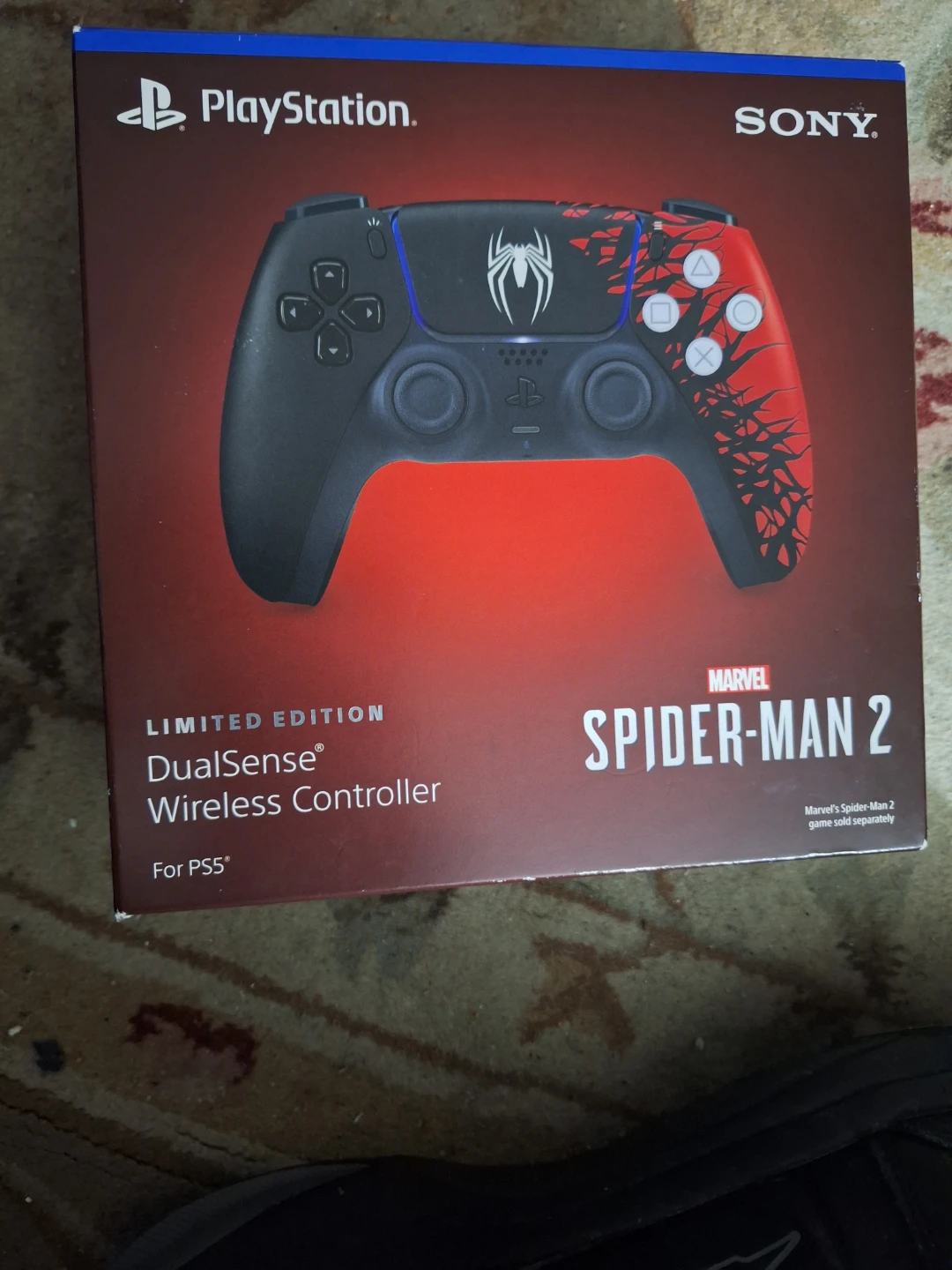 Spiderman controller for Ps5